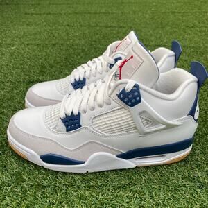 Jordan Men's 4 IV Retro SB White Navy DR5415-100 US 9.5